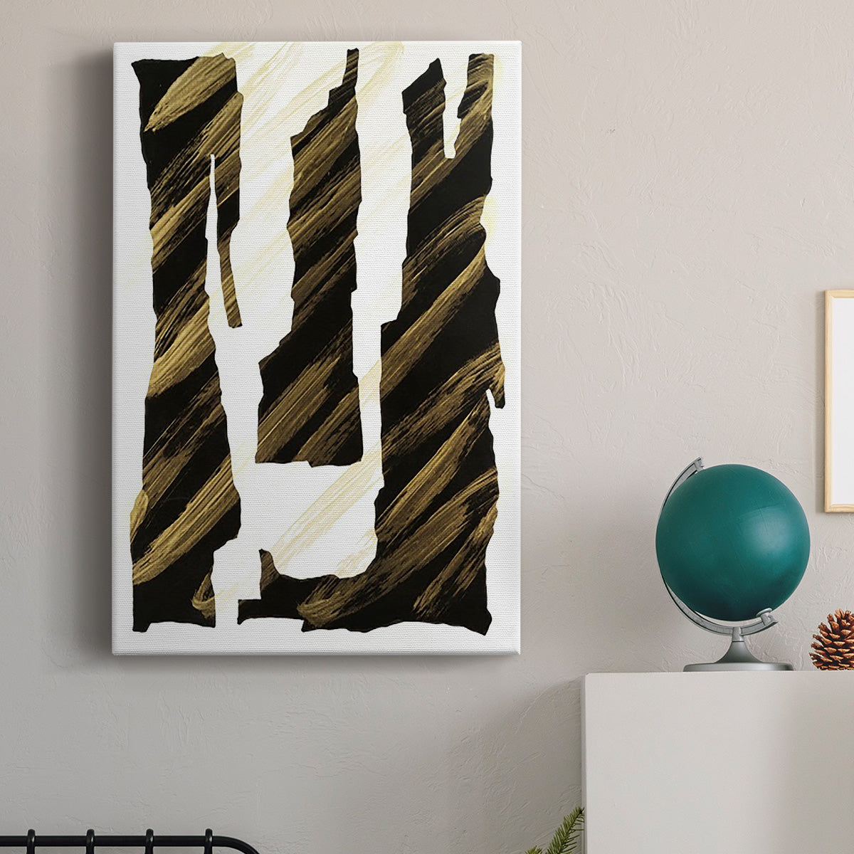 Onyx Obelisks I Premium Gallery Wrapped Canvas - Ready to Hang