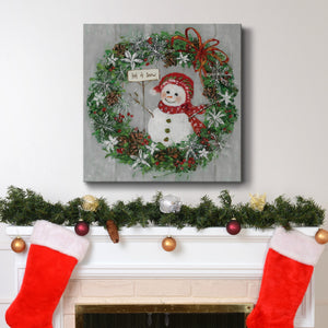 Mrs. Snowman-Premium Gallery Wrapped Canvas - Ready to Hang