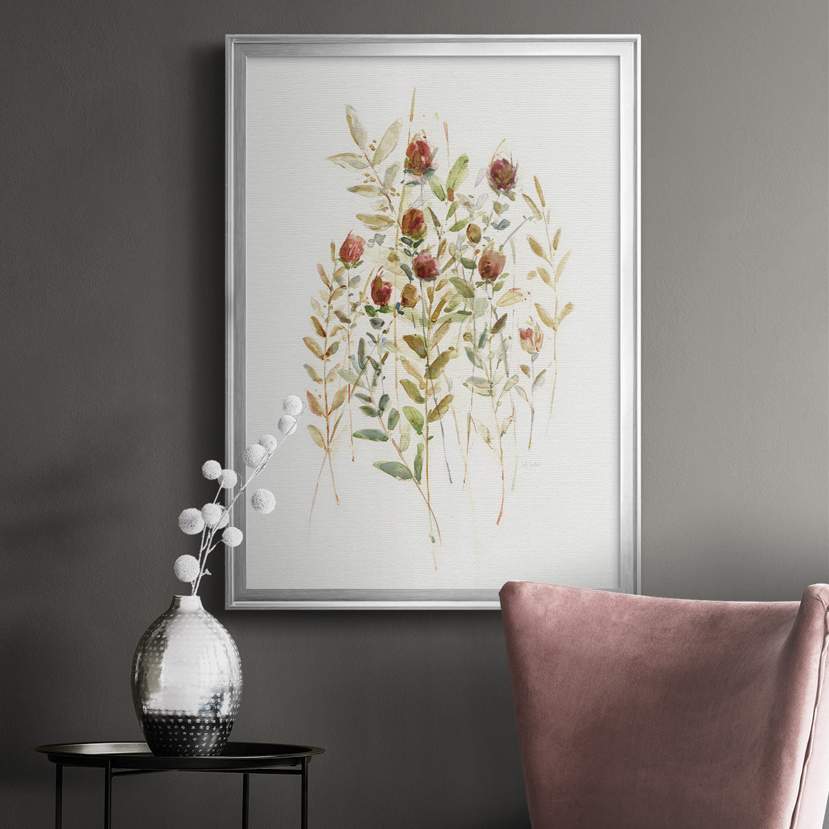 Wildflower Breeze II Premium Framed Print - Ready to Hang