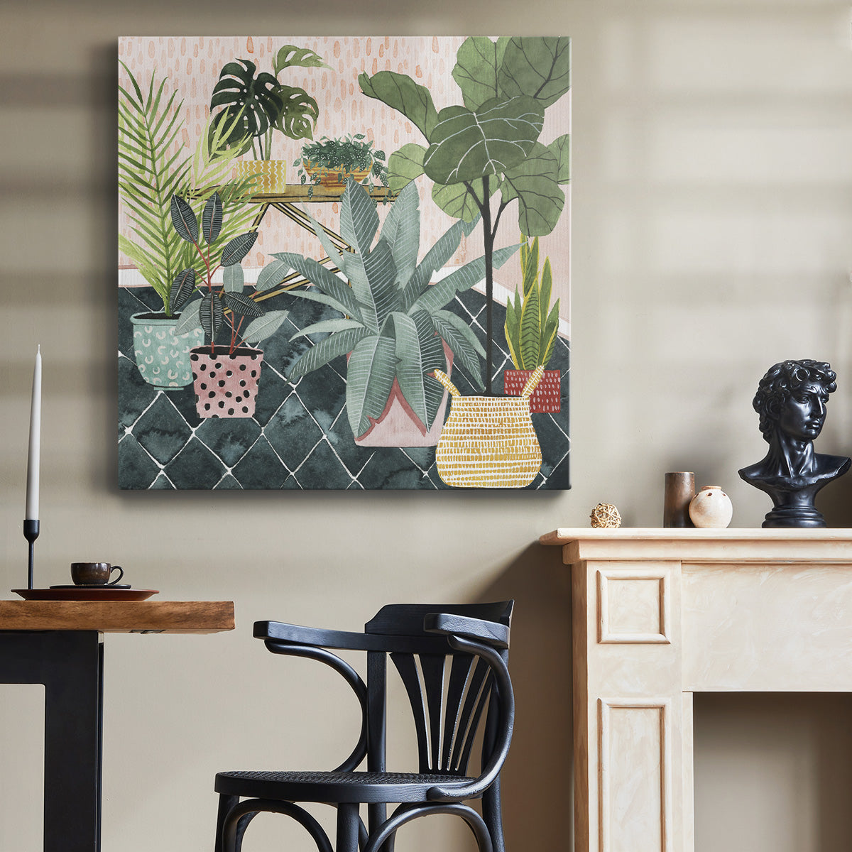 Modern Jungle I-Premium Gallery Wrapped Canvas - Ready to Hang