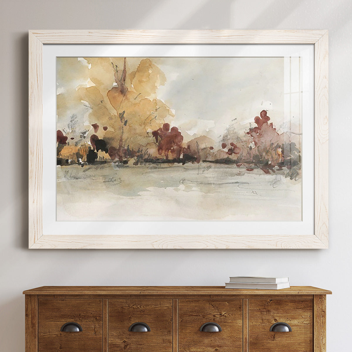 The Autumn View I-Premium Framed Print - Ready to Hang