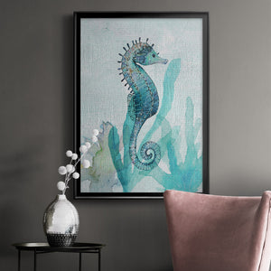 Seahorse I Premium Framed Print - Ready to Hang