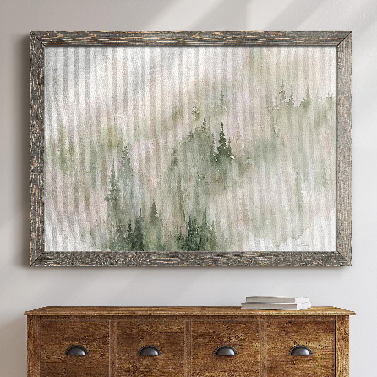 Misty Mountain Sides-Premium Framed Canvas - Ready to Hang