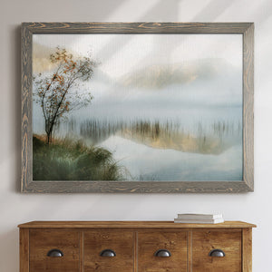 Golden Mirror of October-Premium Framed Canvas - Ready to Hang