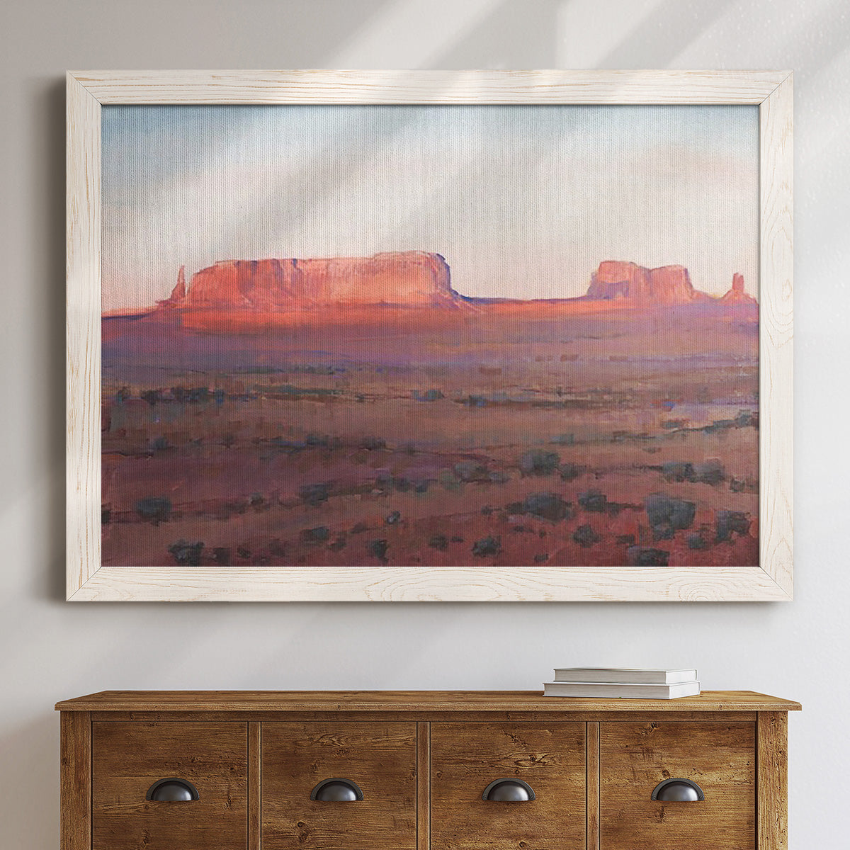 Red Rocks at Dusk I-Premium Framed Canvas - Ready to Hang