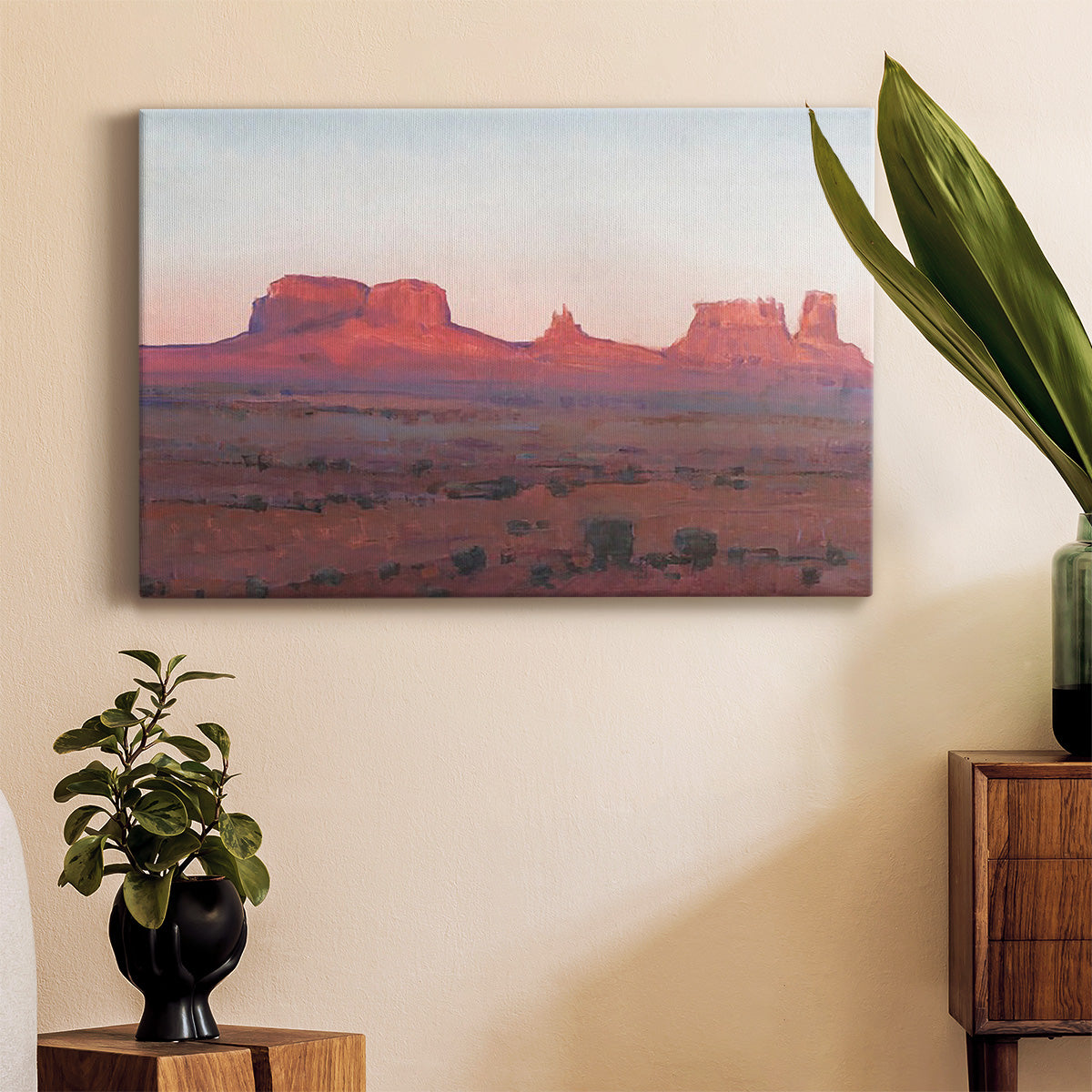 Red Rocks at Dusk II Premium Gallery Wrapped Canvas - Ready to Hang