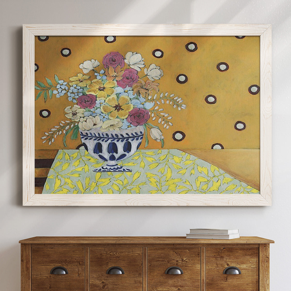 Flowerscape I-Premium Framed Canvas - Ready to Hang