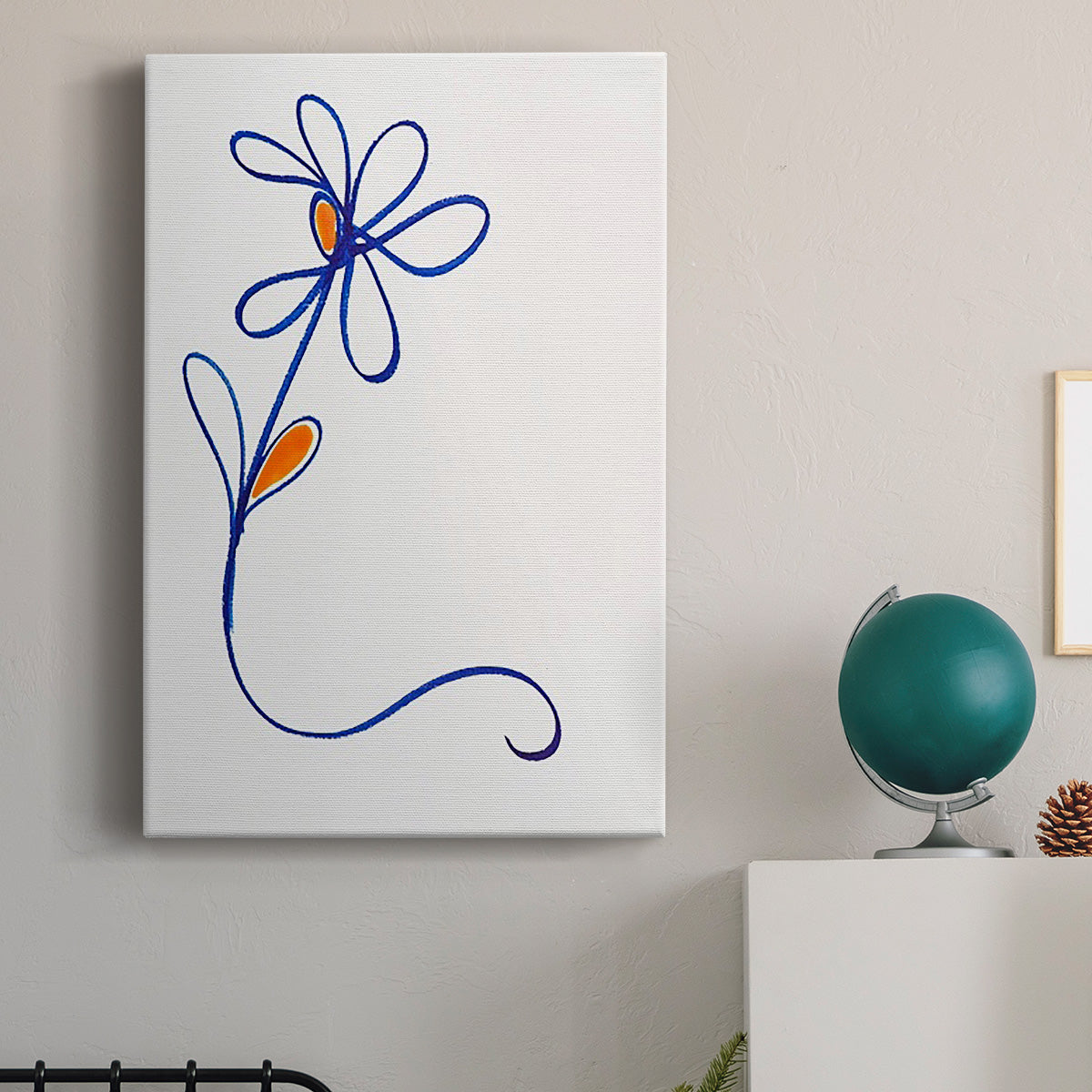 Wobbly Blooms I Premium Gallery Wrapped Canvas - Ready to Hang