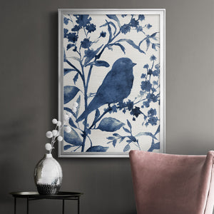 Bluebird Silhouette I Premium Framed Print - Ready to Hang