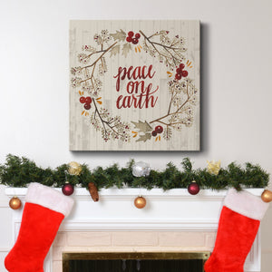 Rustic Christmas V-Premium Gallery Wrapped Canvas - Ready to Hang