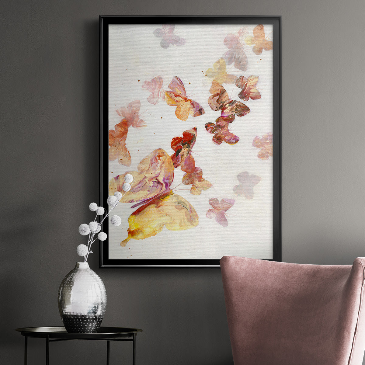 All A Flutter Premium Framed Print - Ready to Hang
