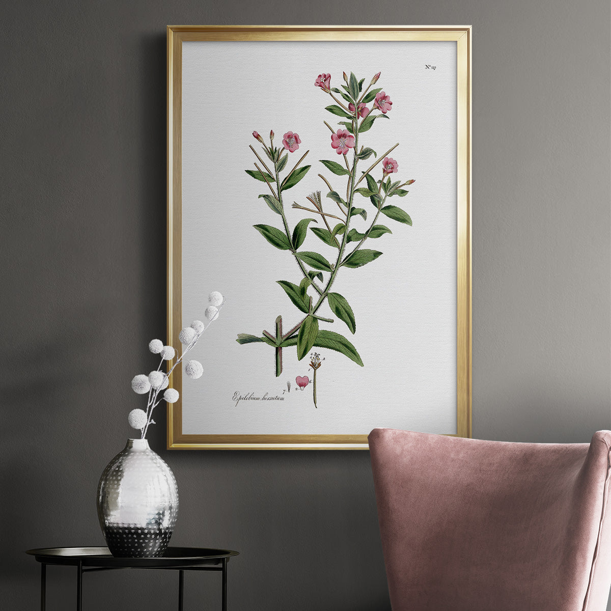 Rose Botanical III Premium Framed Print - Ready to Hang
