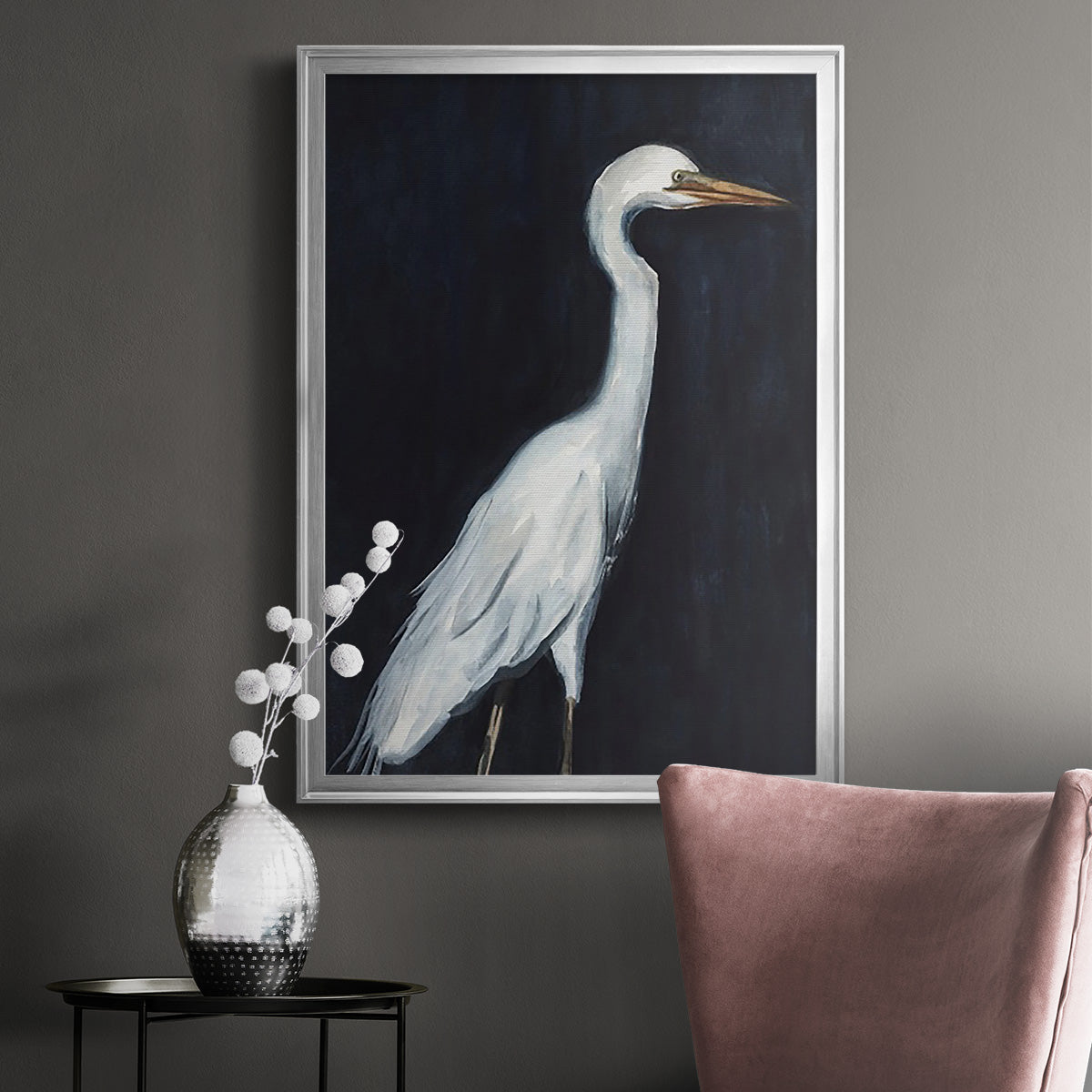 Calm Great Egret II Premium Framed Print - Ready to Hang