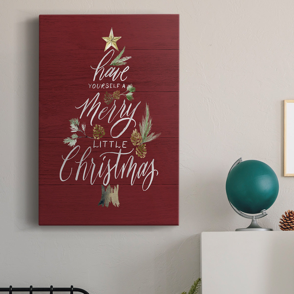 Merry Little Christmas Premium Gallery Wrapped Canvas - Ready to Hang