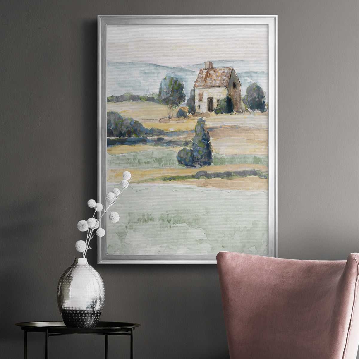 On the Countryside II Premium Framed Print - Ready to Hang