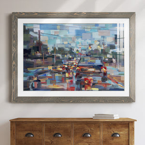 Red Traffic-Premium Framed Print - Ready to Hang