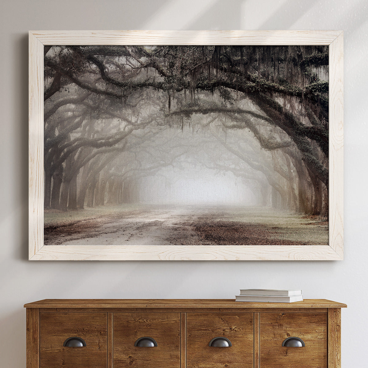 Timeless Plantation Drive-Premium Framed Canvas - Ready to Hang