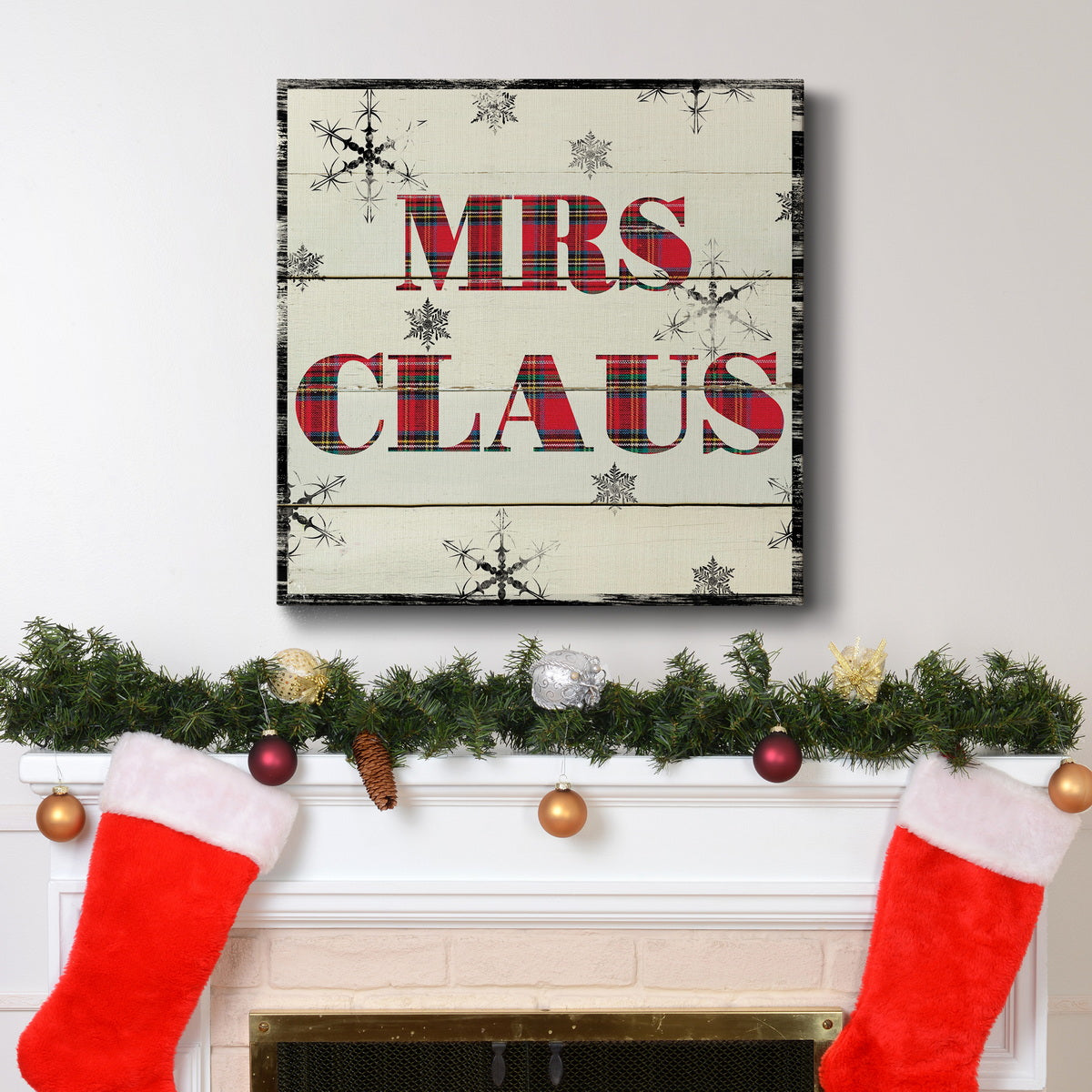 Mrs. Claus-Premium Gallery Wrapped Canvas - Ready to Hang