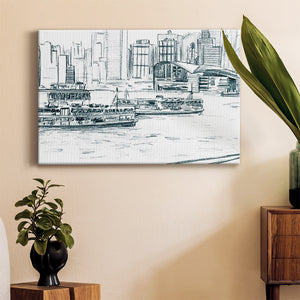Ferryboats I Premium Gallery Wrapped Canvas - Ready to Hang