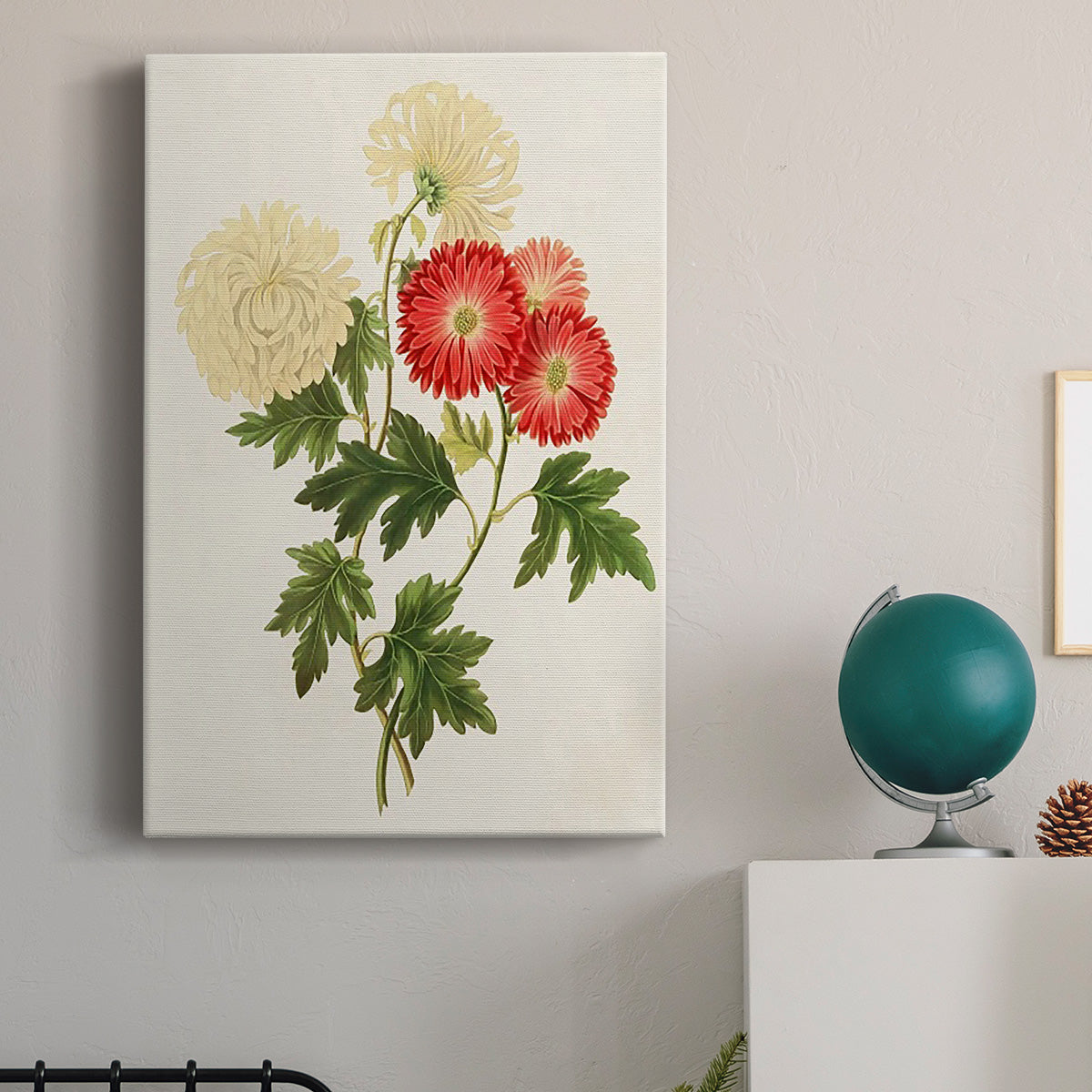 Flowers of the Seasons I Premium Gallery Wrapped Canvas - Ready to Hang