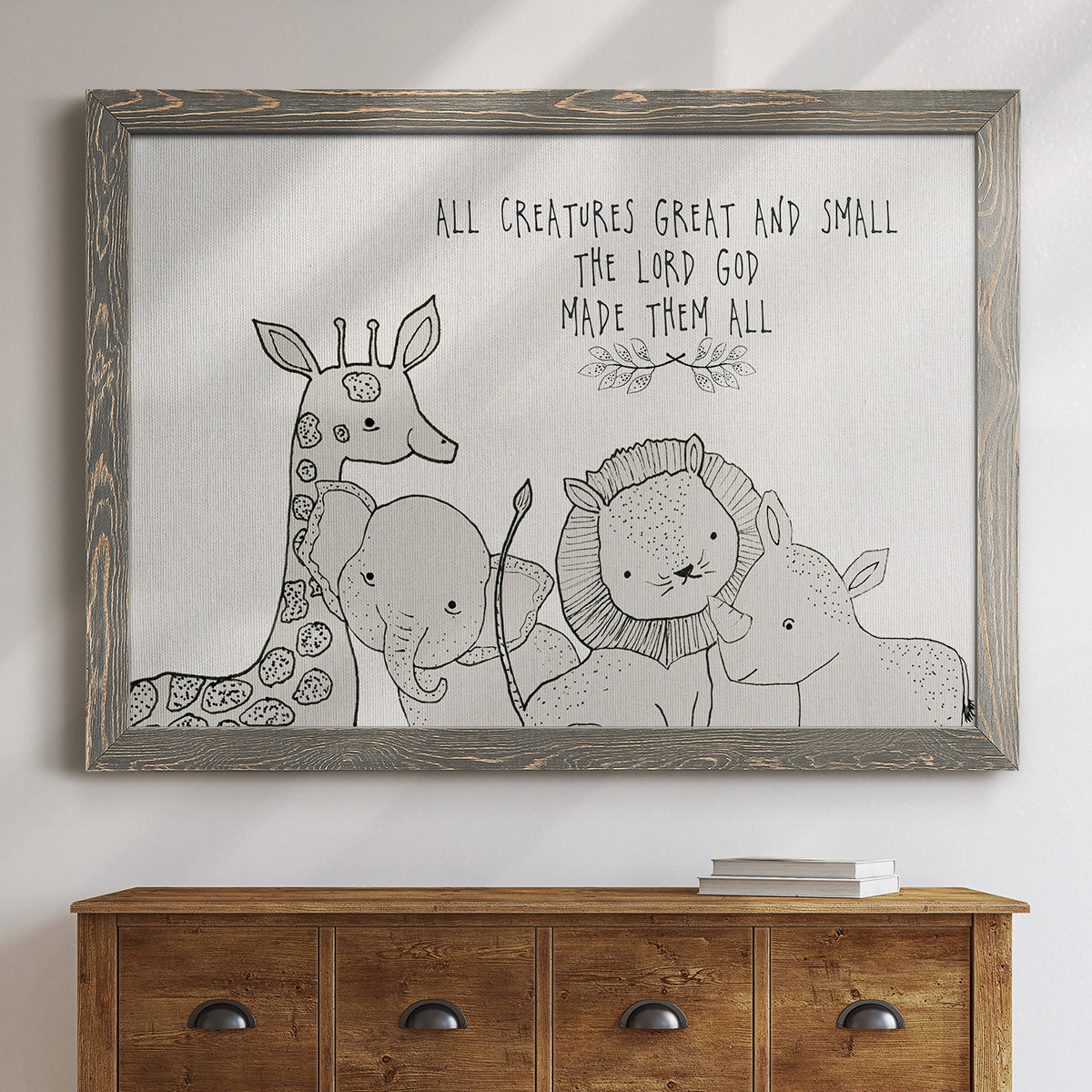 All Creatures-Premium Framed Canvas - Ready to Hang