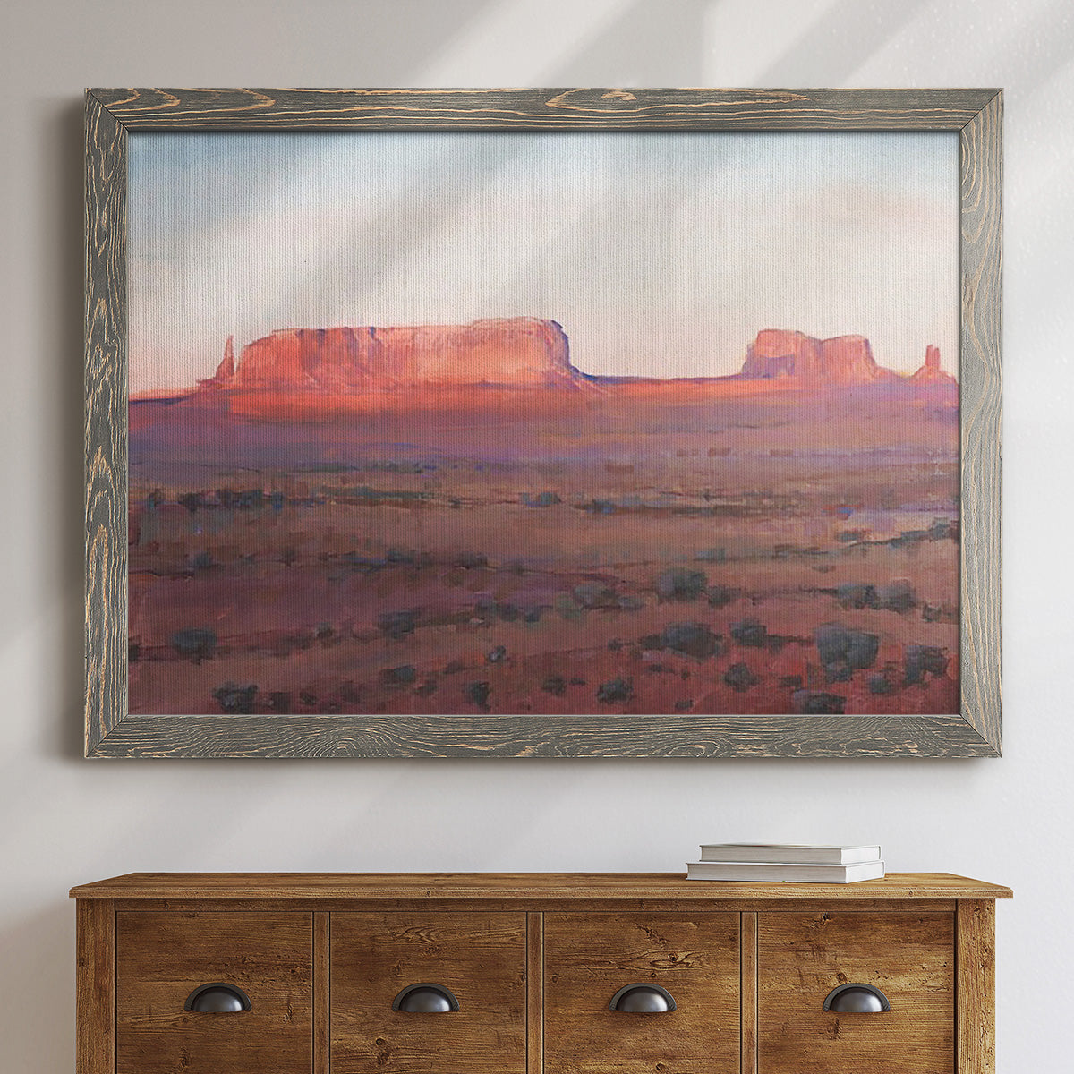 Red Rocks at Dusk I-Premium Framed Canvas - Ready to Hang