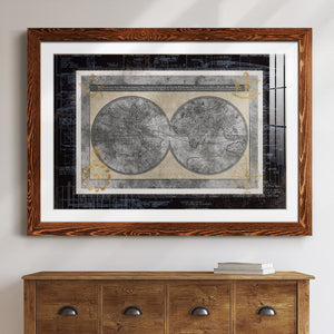 Night World Blueprint-Premium Framed Print - Ready to Hang