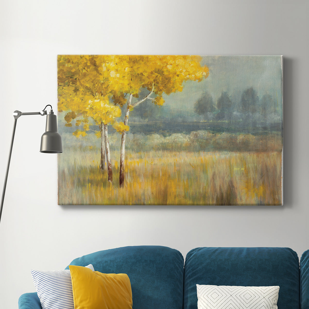 Yellow Landcape - Canvas Art Print