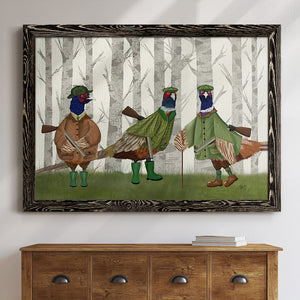 Pheasant Shooting Party Group 2-Premium Framed Canvas - Ready to Hang