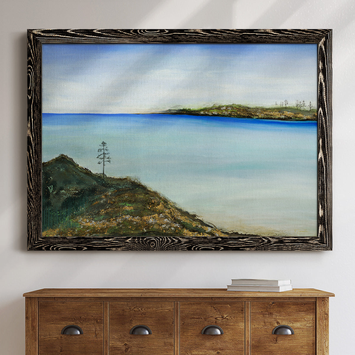 On A Clear Day-Premium Framed Canvas - Ready to Hang