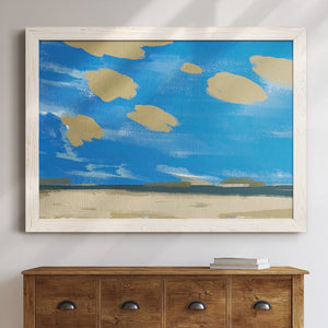 Textured Beachscape I-Premium Framed Canvas - Ready to Hang