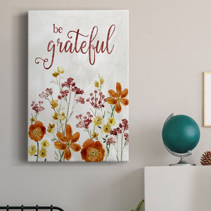 Grateful Catalina Bouquet Premium Gallery Wrapped Canvas - Ready to Hang