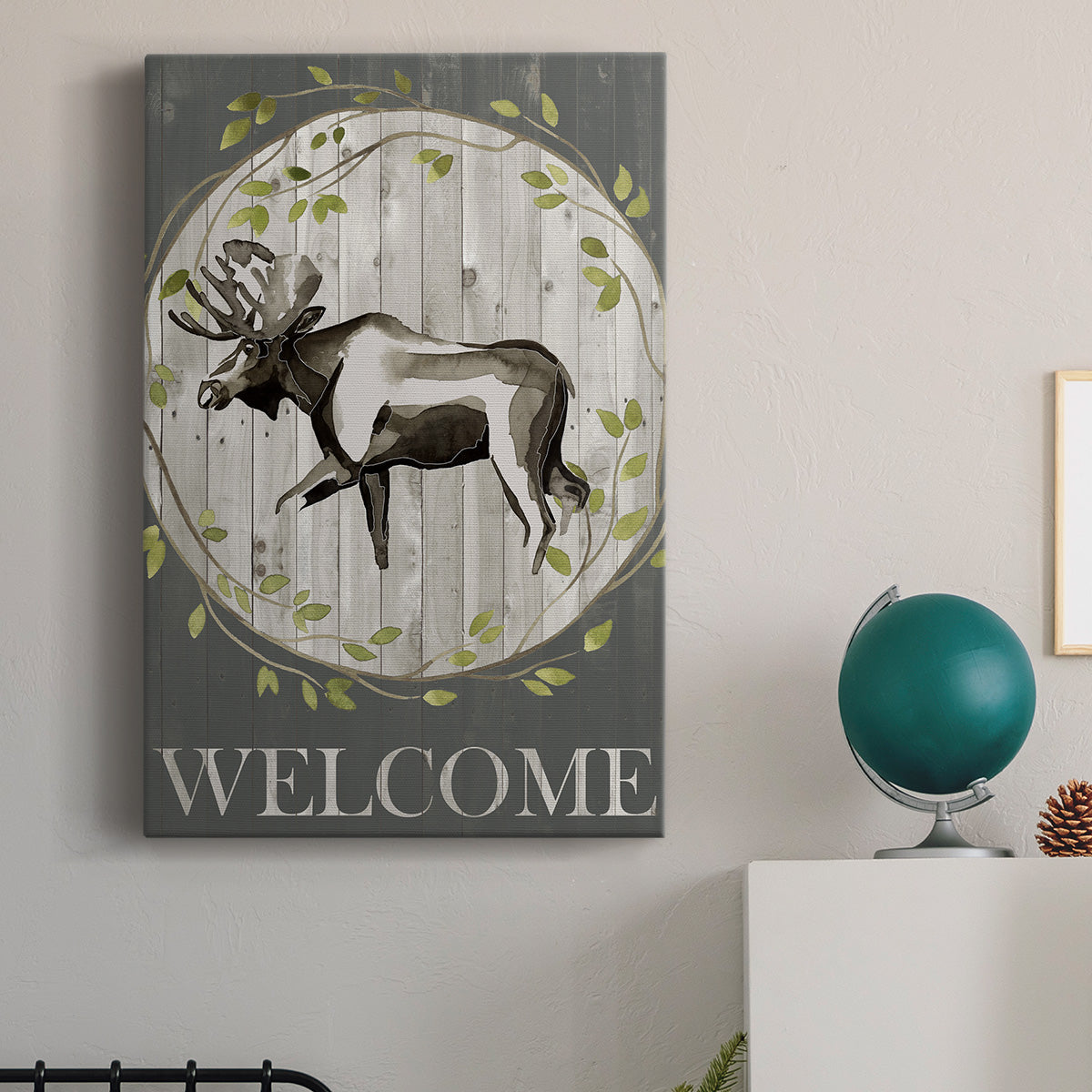 Woodland Welcome IV Premium Gallery Wrapped Canvas - Ready to Hang