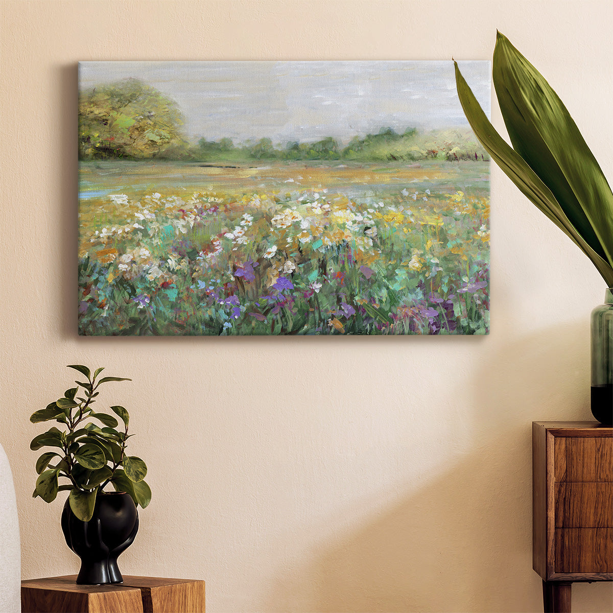 Country Meadow Premium Gallery Wrapped Canvas - Ready to Hang