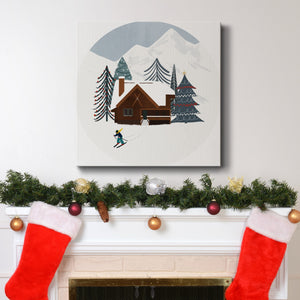 Ski Slope Collection C-Premium Gallery Wrapped Canvas - Ready to Hang