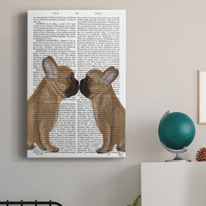 French Kiss Close Up Premium Gallery Wrapped Canvas - Ready to Hang