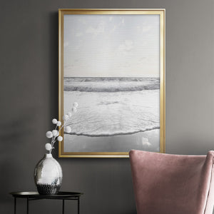 Serene Shore Premium Framed Print - Ready to Hang