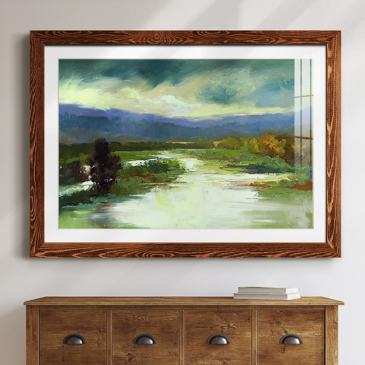 Mountain Meadow-Premium Framed Print - Ready to Hang