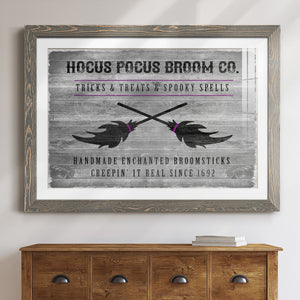 Hocus Pocus Broom Co.-Premium Framed Print - Ready to Hang