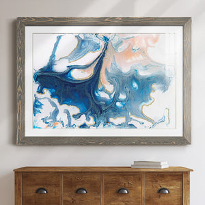 Dancing Blue I-Premium Framed Print - Ready to Hang