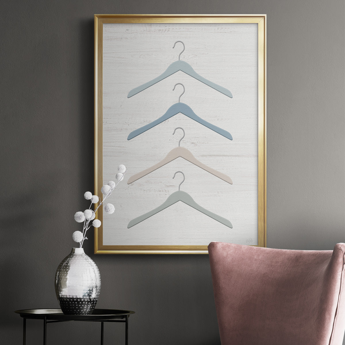 Laundry Hangers Premium Framed Print - Ready to Hang