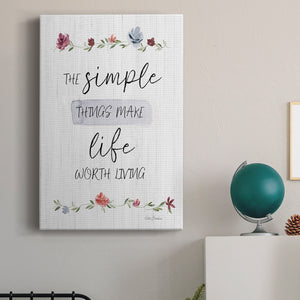 The Simple Things Premium Gallery Wrapped Canvas - Ready to Hang