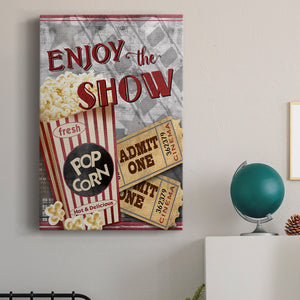 Movie Night I Premium Gallery Wrapped Canvas - Ready to Hang