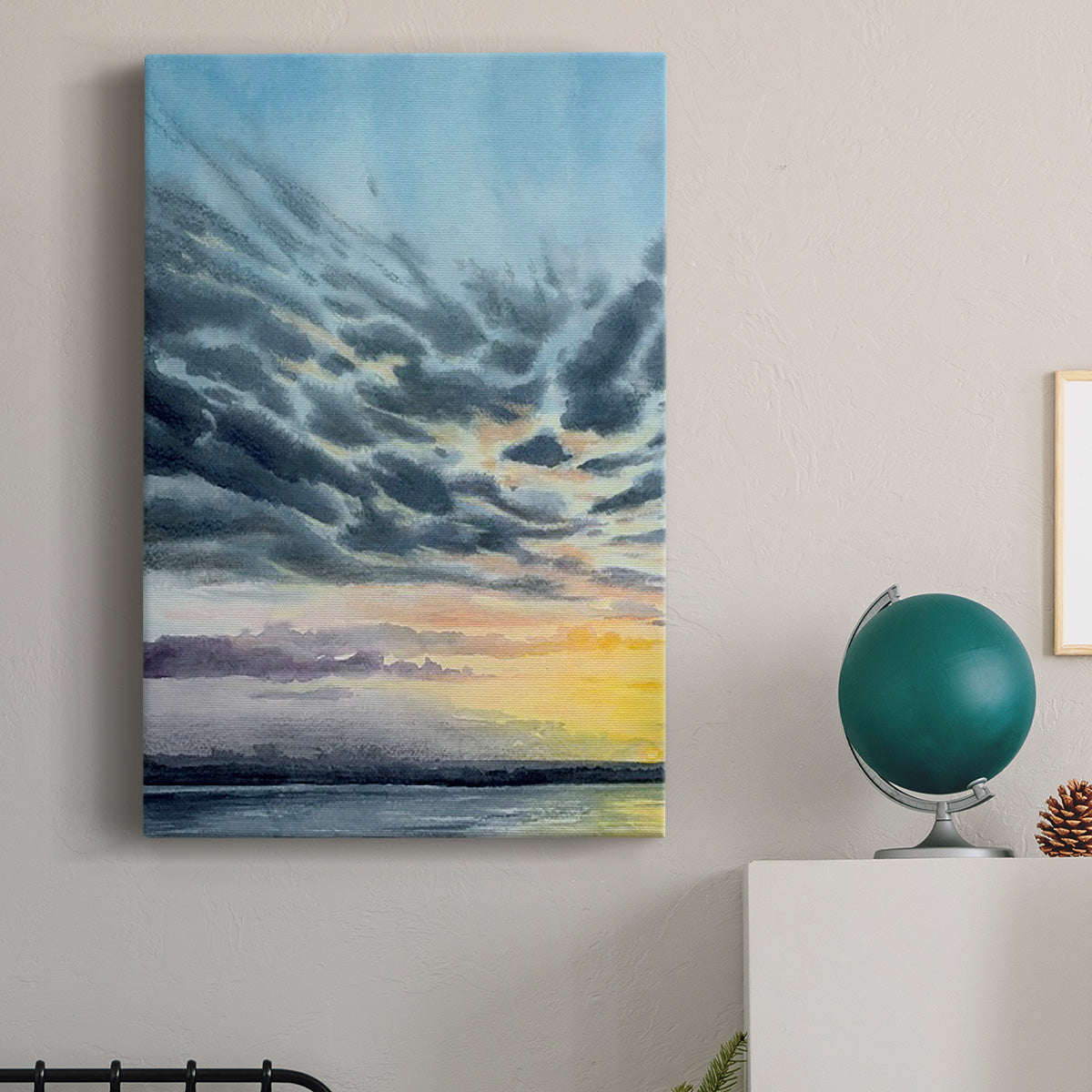 Anastasia Island Sunset I Premium Gallery Wrapped Canvas - Ready to Hang