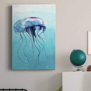 Jelly Fish Premium Gallery Wrapped Canvas - Ready to Hang