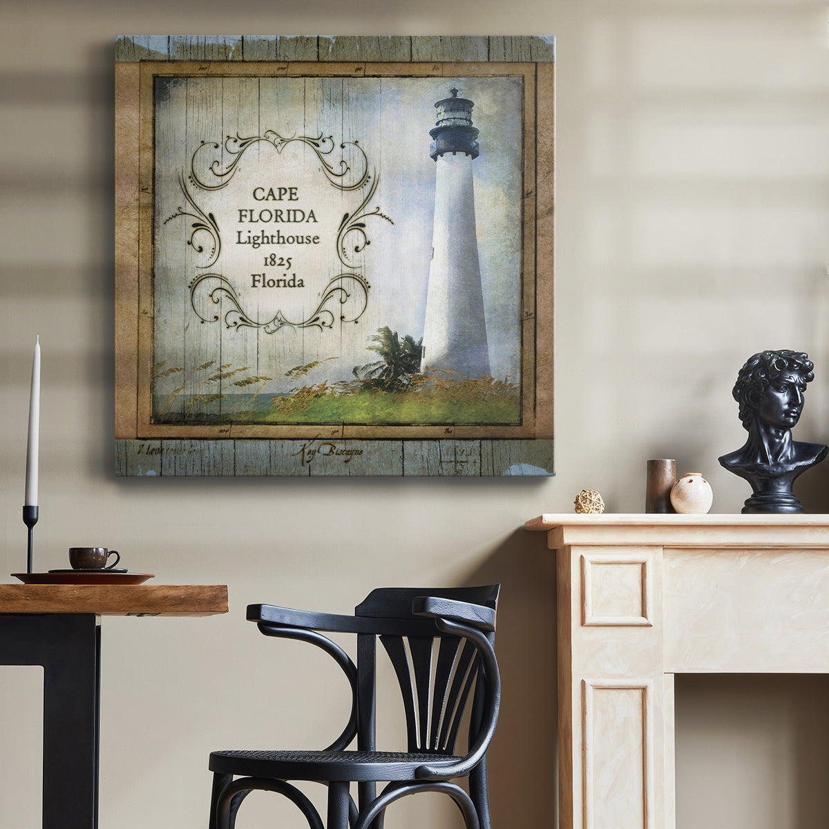 Florida Lighthouse III-Premium Gallery Wrapped Canvas - Ready to Hang