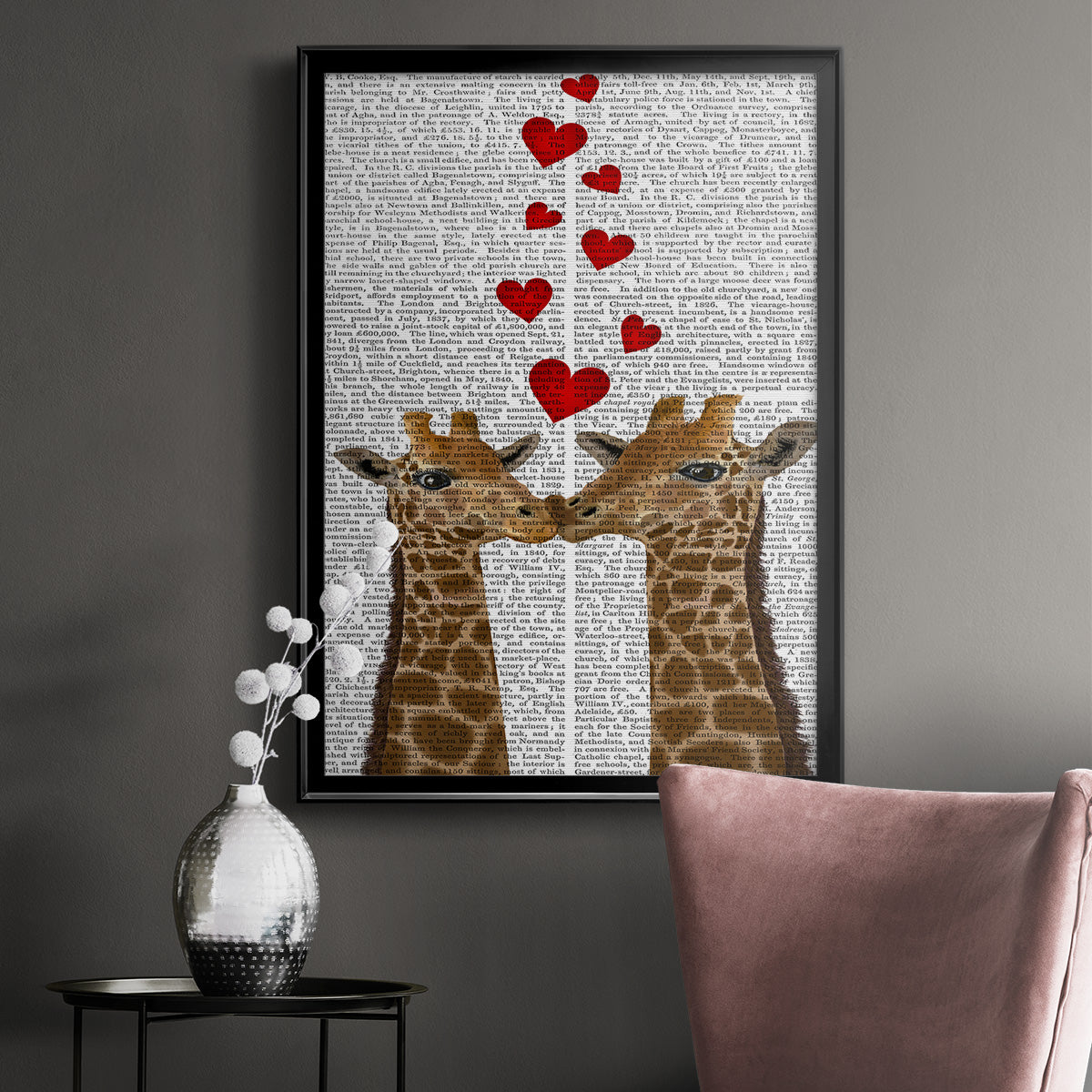 Love is in the Air Collection B Premium Framed Print - Ready to Hang