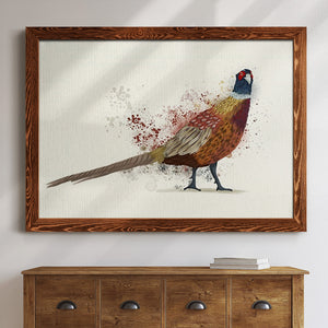 Pheasant Splash 2-Premium Framed Canvas - Ready to Hang