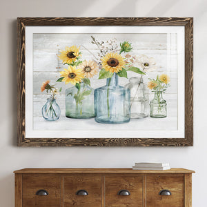 Sunflower Extravaganza-Premium Framed Print - Ready to Hang