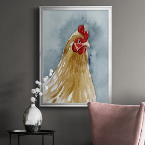 Chicken Portrait II Premium Framed Print - Ready to Hang